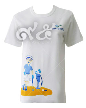 เสื้อยืด-คอกลม-สกรีน-สีขาว-cebu-pacific