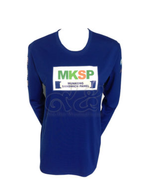 เสื้อยืดคอกลมสกรีน-สีน้ำเงิน-mskp