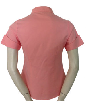 เสื้อเชิ้ต-คอจีน-สี-ชมพู-ปักอกซ้าย-ดเานหลัง shirt 10