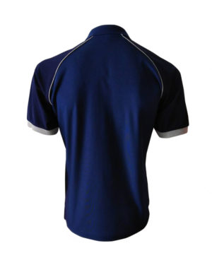 เสื้อโปโล-คอปก-สี-กรมท่า-แขนจั้ม-สี-เทา-แขนเสื้อกุ้นแลปสีขาว-ด้านหลัง-polo-13