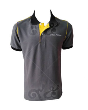 เสื้อโปโล-สี-เทา-คอปก-แขนจั้ม-สี-ดำ-สาบใน-กุ้น-สี-เหลือง-polo-18