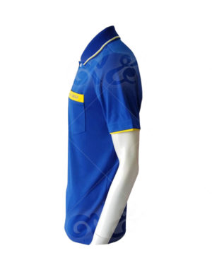 เสื้อโปโล-สีน้ำเงิน-คอปกขลิป-เหลืองขาว-ปลายแขนจั้มเหลือง-ปักกระเป๋า-ด้านข้าง-polo-23