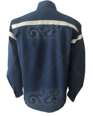 ยูนิฟอร์ม-เสื้อช็อปช่างแขนยาว ด้านหลังติดเทป-สะท้อนแสง-12