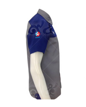 ยูนิฟอร์ม-เสื้อช็อปแขนสั้น-ตัดต่อ-สี-กรม-เทาเข้ม-มีกระเป๋า-ด้านข้าง-18