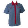 ยูนิฟอร์ม-เสื้อช็อปแขนสั้น-สาบแดง-สีน้ำเงินอ่อน-ปักอกขวา-เหนือกระเป๋าต่อแถบแดง-21