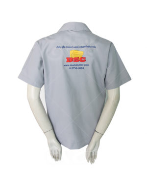 ยูนิฟอร์ม-เสื้อช็อปแขนสั้น-สีเทาอ่อน-ปัก-ด้านหลัง-05