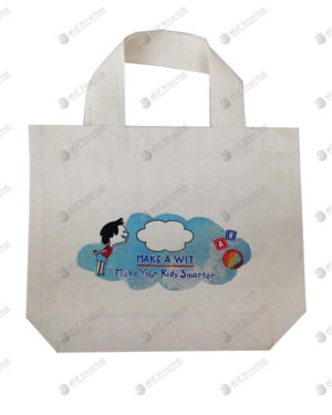 กระเป๋าผ้าดิบ สายผ้าในตัว พร้อมสกรีน cloth-bag-04