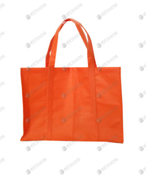 กระเป๋าผ้าสปันบอนด์ แบบมาตรฐาน สีส้ม cloth-bag-07