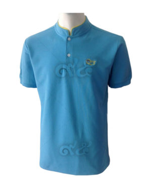 เสื้อโปโล-tc-สีฟ้าทะเล-คอจีน-แขนจั๊ม-ปักอกซ้าย-polo-50