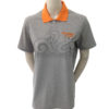 เสื้อโปโล-tc-เนื้อเรียบ-สีเทา-ปักอกซ้าย-คอปกสีส้ม-polo-38