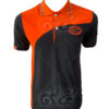 เสื้อโปโลตัดต่อลำตัว-จูติ-micro-ส้ม-ดำ-แขนจั๊มครึ่งแขน-สีดำ-ปักอกซ้าย-ปกสีส้ม-ขลิบ-ขาว-ดำ-polo-52