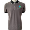 เสื้อโปโลสีเทา-cvc-แขนจั๊ม-สาบซ่อนสีขาว-คอปกสีดำ-ขลิบสีขาว-ปักอกซ้าย-polo-82