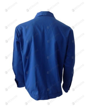 เสื้อช็อปแขนยาว 41 สีน้ำเงิน ด้านหลัง