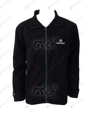 เสื้อแจ็คเก็ต ไมโครไฟเบอร์พีช แขนยาว สีดำ สไตล์กีฬา 05