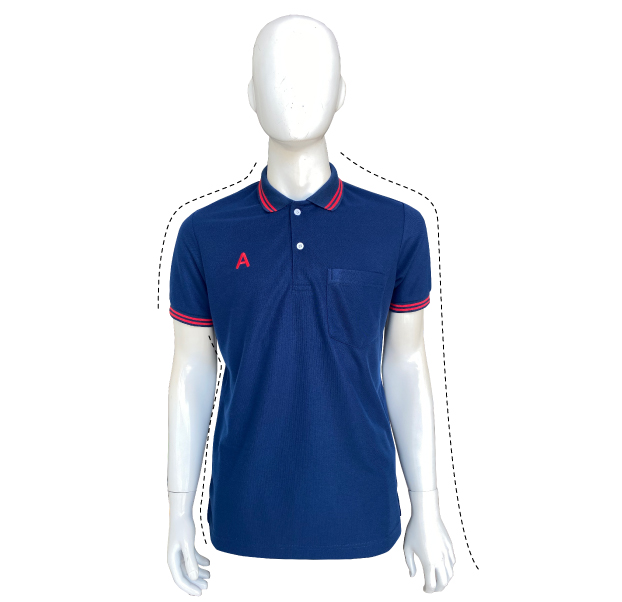 แพทเทิร์นเสื้อโปโล-เข้ารูป-ไหล่ไม่ตก