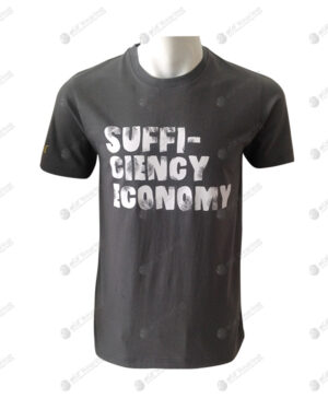 เสื้อยืด คอกลม สีเทาเข้ม สกรีน no.62