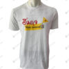 เสื้อยืดคอกลม สีขาว สกรีน no.96