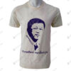 เสื้อยืดคอกลม สีครีม สกรีน no.95