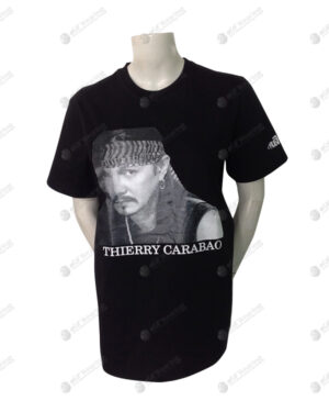 เสื้อยืดคอกลม สีดำ สกรีน no.68