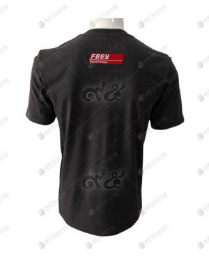 เสื้อยืดคอกลม สีน้ำตาล ปัก ด้านหลัง no.71